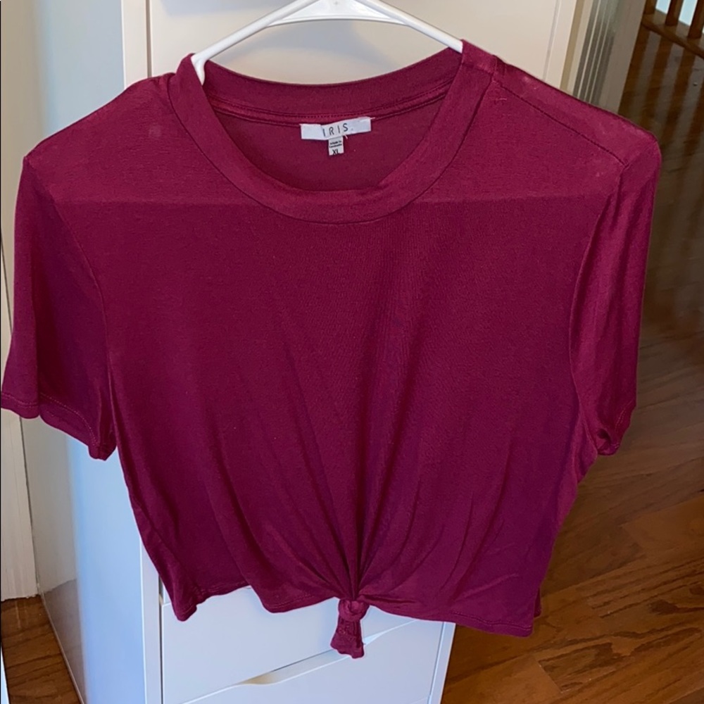 Cropped extra large top